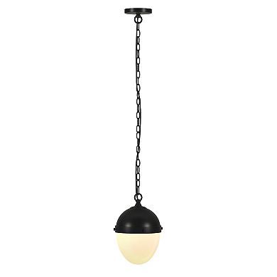 Finley & Sloane Aurelia 9-in. Wide Pendant Light Fixture with Glass Shade