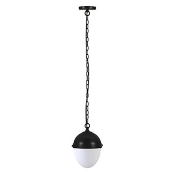 Finley & Sloane Aurelia 9 in Wide Pendant Light Fixture with Glass Shade
