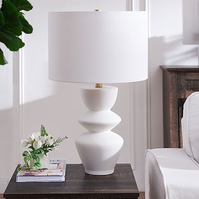 Finley & Sloane Tall Table Lamp with Fabric Shade