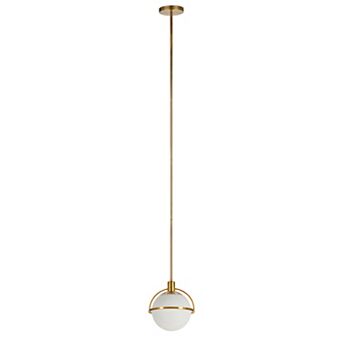 Finley & Sloane Cieonna Wide Glass Shade Pendant Light Fixture