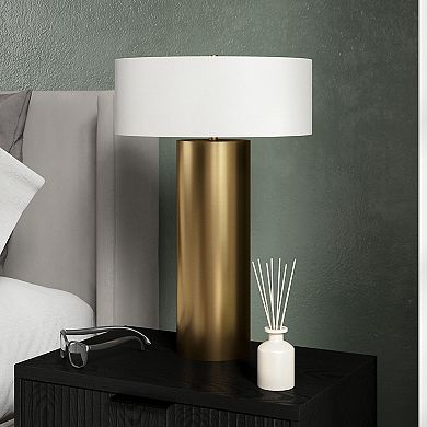 Finley & Sloane 24-in. Tall Table Lamp with Fabric Shade