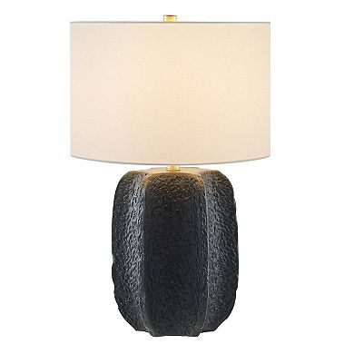 Finley & Sloane Turbida 24-in. Tall Table Lamp & Fabric Shade Decorative Lighting