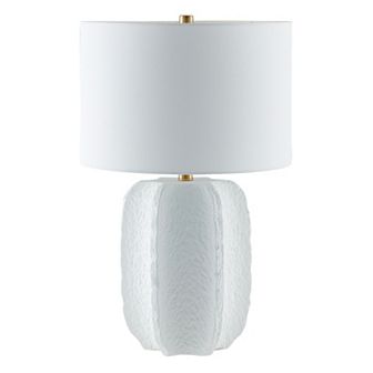 Finley & Sloane Turbida 24 in Tall Table Lamp & Fabric Shade Decorative Lighting