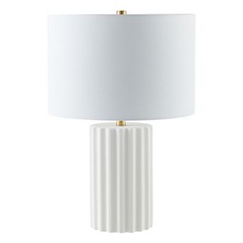 Finley & Sloane Seren 23 in Tall Table Lamp with Fabric Shade