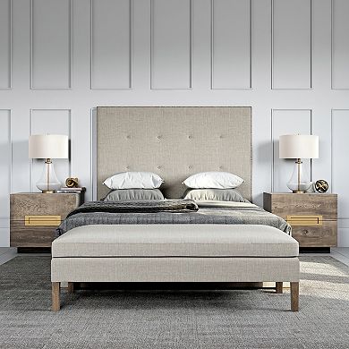 Finley & Sloane Lagos 23-in. Tall Table Lamp with Fabric Shade