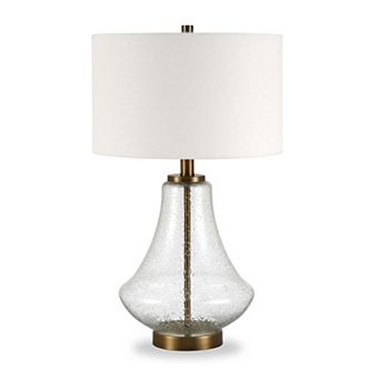 Finley & Sloane Lagos 23 in Tall Table Lamp with Fabric Shade