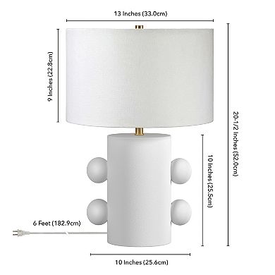 Finley & Sloane 20-in. Jurrah Tall Ceramic Table Lamp