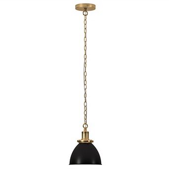 Finley & Sloane Elodie 8 in Wide Pendant Light Fixture - Metal Shade
