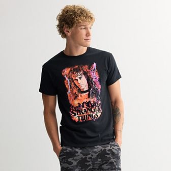 Men's Stranger Things Ready Eddie Poster Graphic Tee
