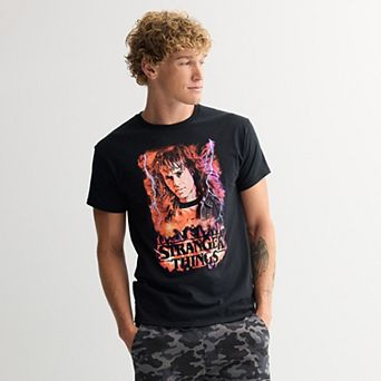 Men's Stranger Things Ready Eddie Poster Graphic Tee