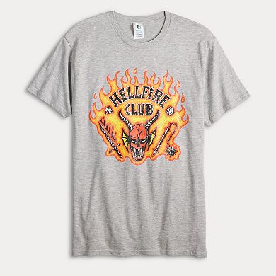 Men's Stranger Things Hellfire Club Flames Graphic Tee
