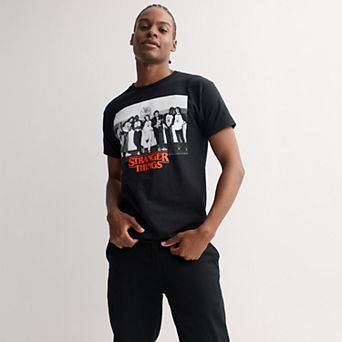 Men's Stranger Things Vintage Portrait Hellfire Club 1986 Graphic Tee