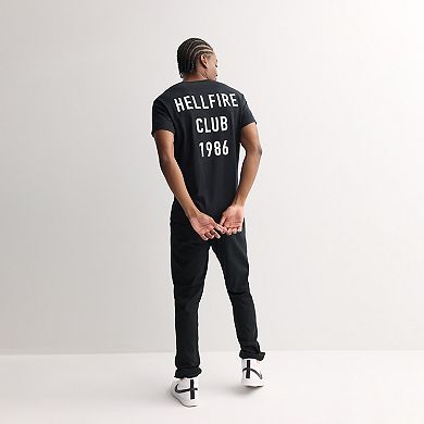 Men's Stranger Things Vintage Portrait Hellfire Club 1986 Graphic Tee