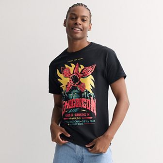 Men's Stranger Things Demogorgon Live Poster Graphic Tee