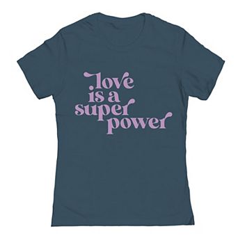 Juniors' Grayson Threads The Label Love Is A Super Power Graphic Tee