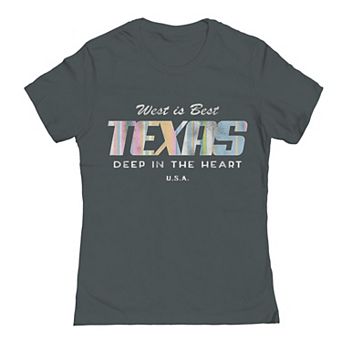 Juniors' Grayson Threads The Label Chrome Texas Graphic Tee