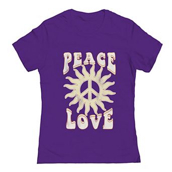 Juniors' Grayson Threads The Label Peace Love Graphic Tee