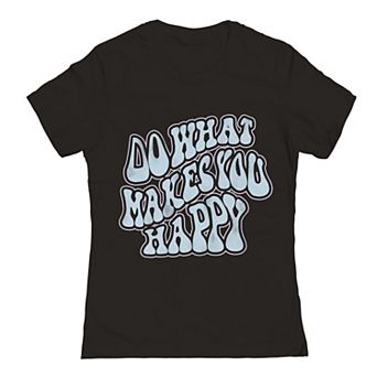 Juniors' Grayson Threads The Label Do What Makes You Happy Graphic Tee