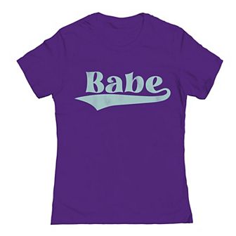Juniors' Grayson Threads The Label Babe Script Graphic Tee
