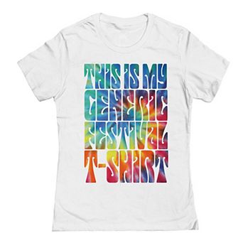 Juniors' This Is My Generic Festival Graphic T-Shirt