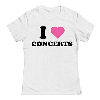 Juniors' I Heart Concerts Graphic T-Shirt