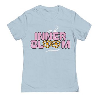 Juniors' Inner Bloom Graphic T-Shirt