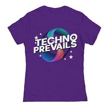 Juniors' Star Techno Prevails Graphic T-Shirt