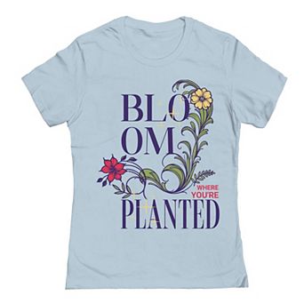 Juniors' Where You're Planted Graphic T-Shirt