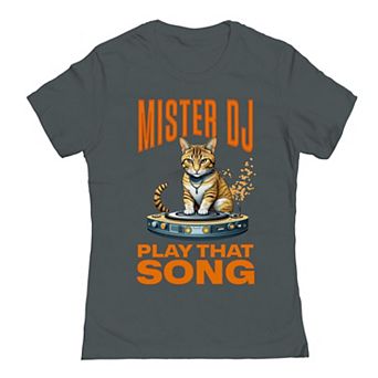 Juniors' Mister Dj Play That Song Graphic T-Shirt