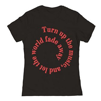Juniors' Grayson Threads The Label Turn Up the Music Graphic Tee