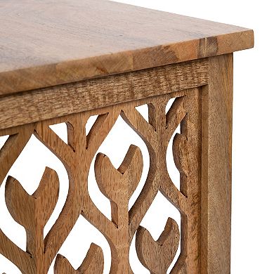Karni Wooden Nesting Tables 2 Piece