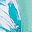 Turquoise Painted