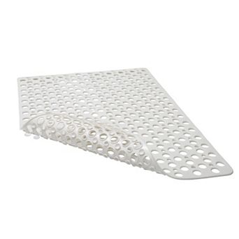Bathtub Shower Mat, Bath Mat with Drain Hole and Suction Cups, Bath Mat for Tub