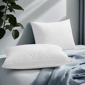 Unikome 2 Pack Goose Down & Feather Pillow - Premium Comfort for Restful Sleep