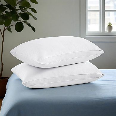 Unikome 2 Pack Goose Down & Feather Pillow - Premium Comfort for Restful Sleep