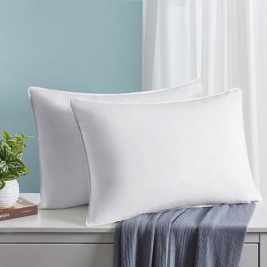 Unikome Double Pack Peach Skin Down Alternative Bed Pillow