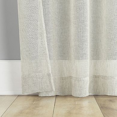 Indigo Road by Egypt Sherrod Palo Global Embroidery Semi-Sheer Curtain Panel