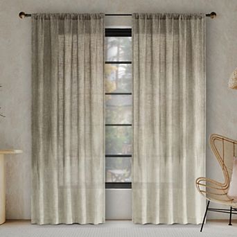 Indigo Road by Egypt Sherrod Correo Gradient Ombre Semi-Sheer Curtain Panel