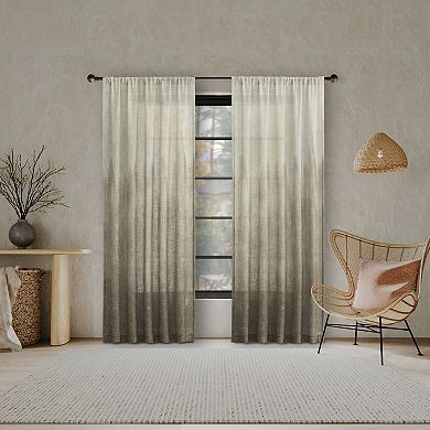 Indigo Road by Egypt Sherrod Correo Gradient Ombre Semi-Sheer Curtain Panel
