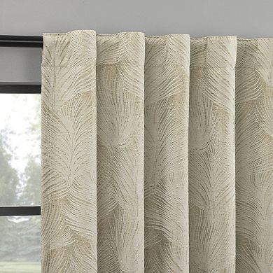 Indigo Road by Egypt Sherrod Coppa Leaf Motif Blackout Curtain Panel
