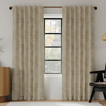 Indigo Road by Egypt Sherrod Coppa Leaf Motif Blackout Curtain Panel