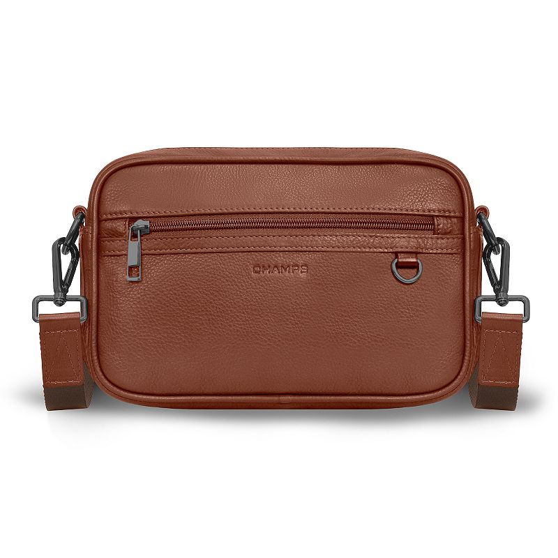 Champs Onyx Leather Camera Bag, Brown