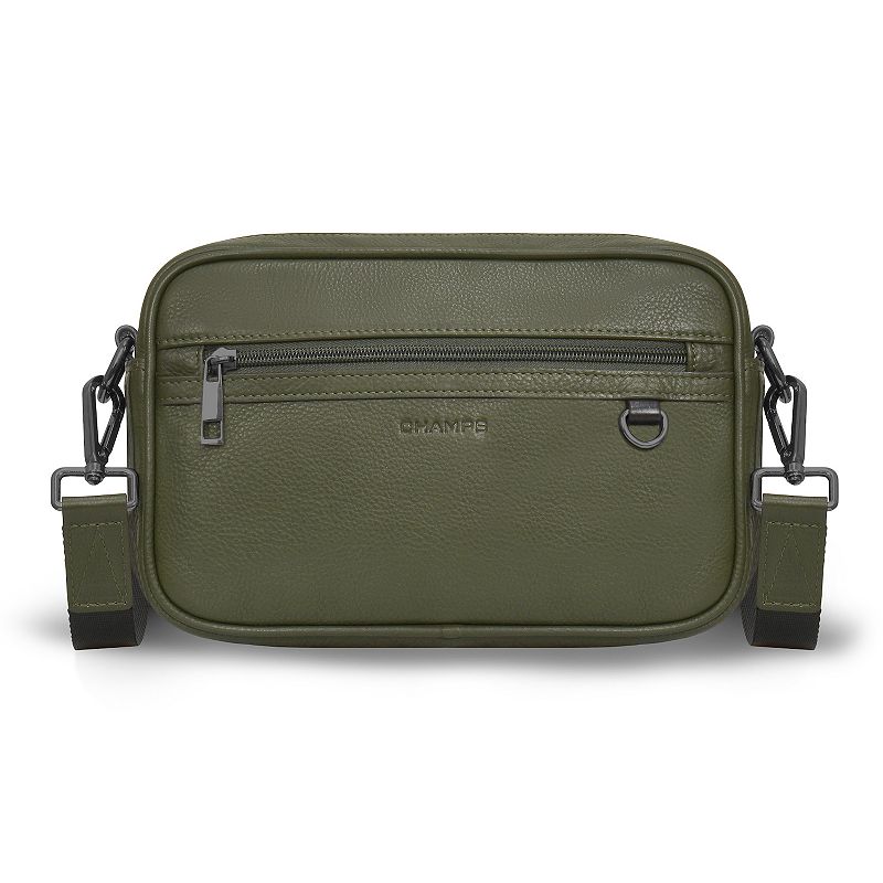 Champs Onyx Leather Camera Bag, Green