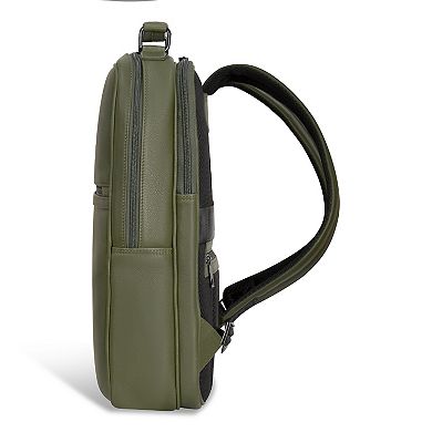 Champs Onyx Leather Compact Backpack