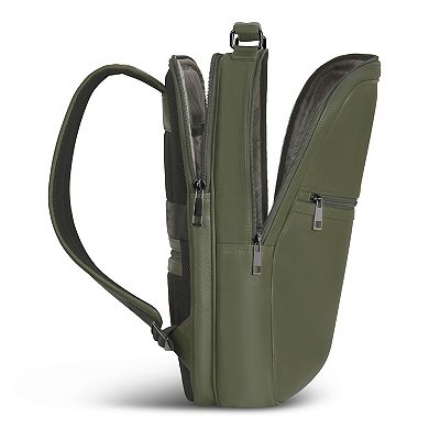 Champs Onyx Leather Compact Backpack