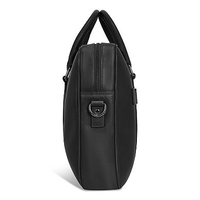 Champs Onyx Leather Slim Briefcase