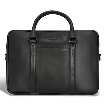 Champs Onyx Leather Slim Briefcase