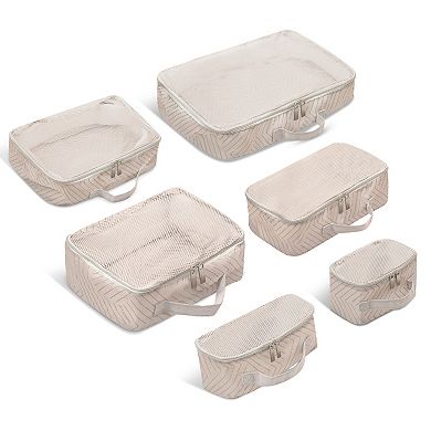 Champs Vintage 6-pc. Travel Packing Cube Set