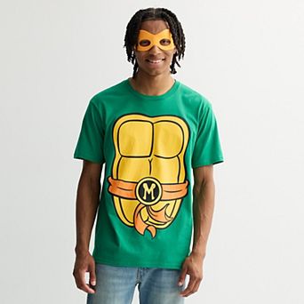 Men's Teenage Mutant Ninja Turtles Halloween Graphic Tee with Mask