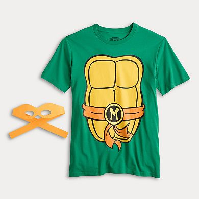 Men's Teenage Mutant Ninja Turtles Halloween Graphic Tee with Mask